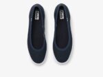Bryn Canvas Dames Marineblauw Keds - Afbeelding 3