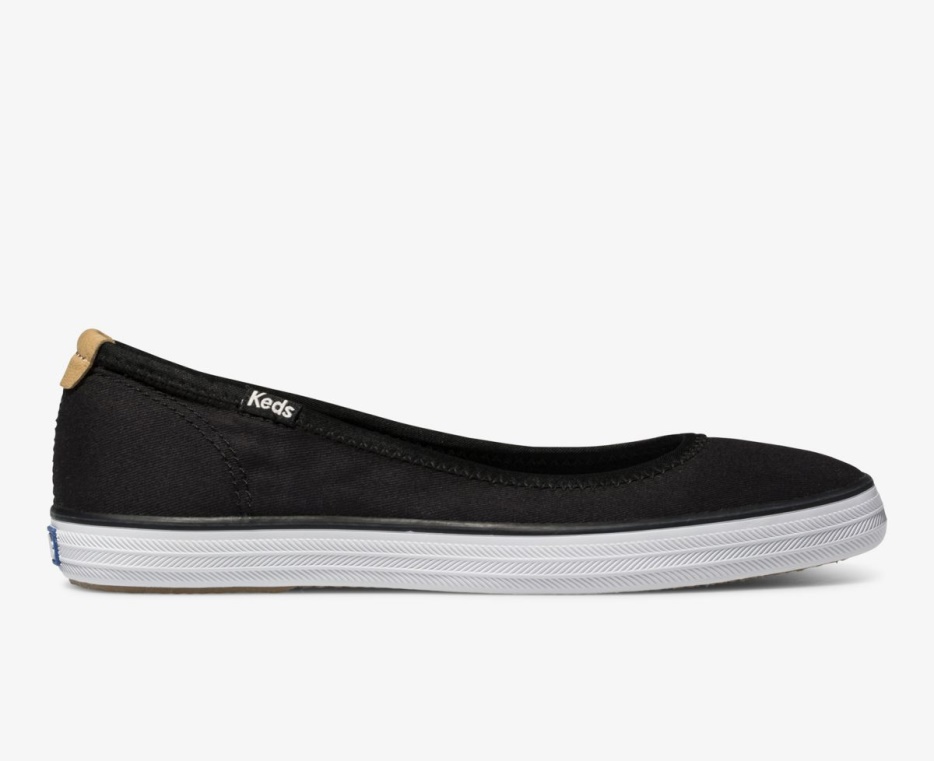 bryn_zwarte_keds_voor_dames.jpg Bryn Zwarte Keds Voor Dames - Afbeelding 1