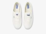 Dames Breezie Canvas Witte Keds - Afbeelding 3