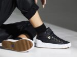 Dames Demi Mid Trx Leer Zwart Keds - Afbeelding 2