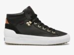 Dames Demi Mid Trx Leer Zwart Keds
