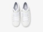 Dames Demi Trx Half Leer Wit Zilver Keds - Afbeelding 3