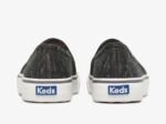 Dames Dubbeldekker Gespikkelde Jersey Houtskool Keds - Afbeelding 2