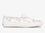 Dames Dubbeldekker Lente Bloemen Crème Keds