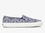 Dames Dubbeldekker Mozaïek Canvas Keds Blauw