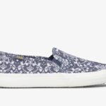 Dames Dubbeldekker Mozaïek Canvas Keds Blauw