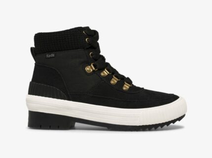 Dames Fielder Boot Suede Nylon Fluweel Thinsulatetrade Keds Zwart