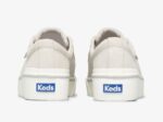 Dames Jump Kick Duo Metallic Suède Keds Zilver - Afbeelding 2