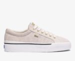 Dames Jump Kick Duo Suède Sneeuwwit Keds