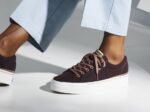 Dames Jump Kick Duo Vegan Soft Buck Bordeauxrood Keds - Afbeelding 2