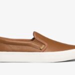 Dames Jump Kick Slip Leer Cognac Keds