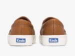 Dames Jump Kick Slip Leer Cognac Keds - Afbeelding 3