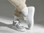 Dames Jump Kick Speckle Knit Grijs Keds - Afbeelding 2