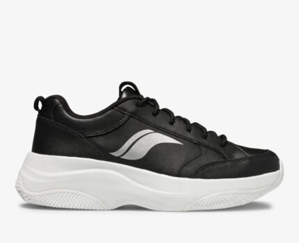 Dames K-89 Leer Zwart Keds