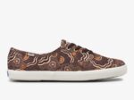 Dames Kampioen Prestatie. Biologische Canvas Ripple Bordeaux Multikeds