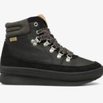 Dames Midland Laars Suède Splash Twill Thinsulatetrade Keds Zwart