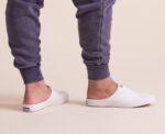 Dames Moxie Mule Feat. Biologische Katoenen Witte Keds - Afbeelding 4