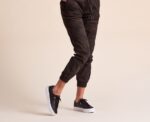 Dames Triple Kick Amp Leer Keds Zwart - Afbeelding 4