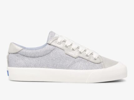 Dames X Kate Spade New York Crew Kick 75 Mixed Media Keds Zilver
