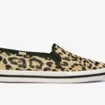 Dames X Kate Spade New York Kalfshaar Slip Op Keds Leopard