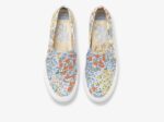Dames X Rifle Paper Co. Dubbeldekker Wildhout Blauw Wit Keds - Afbeelding 3