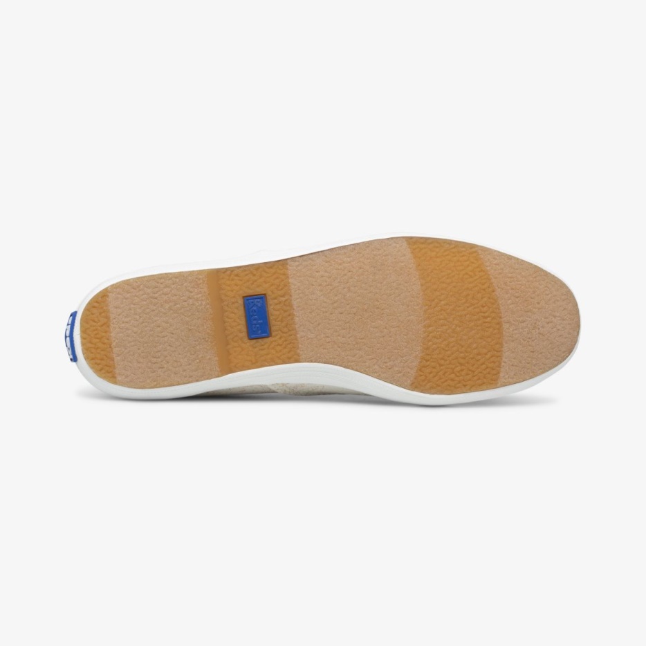 Dames X Rifle Paper Co. Kampioen Colette Jacquard Keds Ivoor - Afbeelding 4
