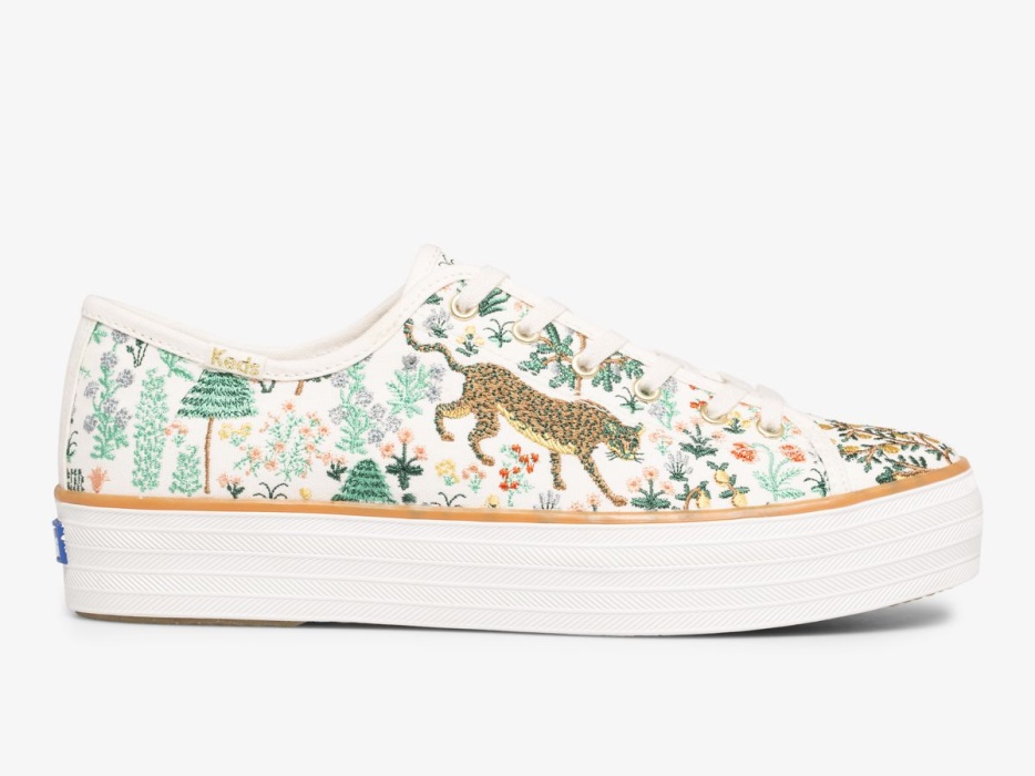 dames_x_rifle_paper_co_triple_kick_menagerie_geborduurde_keds_creme_multi.jpg Dames X Rifle Paper Co. Triple Kick Menagerie Geborduurde Keds Crème/multi - Afbeelding 1