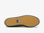 Driedubbele Webbing Canvas Dames Keds Wit Navy - Afbeelding 4