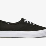 Driedubbele Zwarte Keds Voor Dames