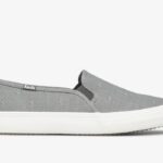 Dubbeldekker Dobby Jacquard Dames Donkergrijs Keds