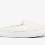 Dubbeldekker Muiltje Faux Shearling Keds Crème Voor Dames