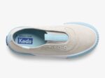 Grote Kid's Topkick Wasbare Slip-on Keds Grijs Iriserend - Afbeelding 2