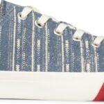 Heren Unisex Royal Lo Geweven Streep Keds Indigo