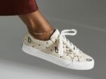 Jump Kick Voor Dames. Biologische Bandana Keds Latte - Afbeelding 2