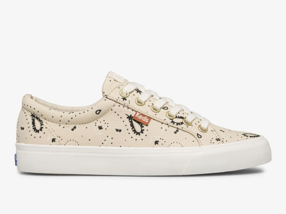 jump_kick_voor_dames_biologische_bandana_keds_latte.jpg Jump Kick Voor Dames. Biologische Bandana Keds Latte - Afbeelding 1