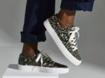Jump Kick Voor Dames. Biologische Bandana Olijf Keds - Afbeelding 2