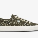 Jump Kick Voor Dames. Biologische Bandana Olijf Keds
