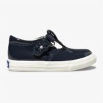 Keds Big Kid's Daphne Patent Sneaker Marineblauw