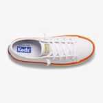 Keds Big Kid's Kickstart Leer Regenboog Wit/regenboog - Afbeelding 2