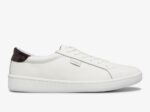 Keds Dames Ace Leer Wit Bordeaux