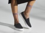 Keds Dames Jump Kick Slip Streep Chambray Houtskool - Afbeelding 2