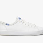 Keds Dames Kickstart Leer Wit/blauw
