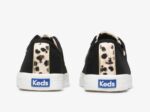 Keds Dames Kickstart Leopard Pop Canvas Zwart - Afbeelding 2