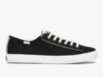 Keds Dames Kickstart Leopard Pop Canvas Zwart