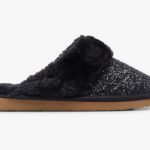 Keds Dames Mule Pantoffel Glitter Zwart