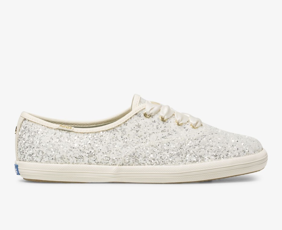 Keds Dames X Kate Spade New York Champion Glitter Cream Glitter - Afbeelding 1
