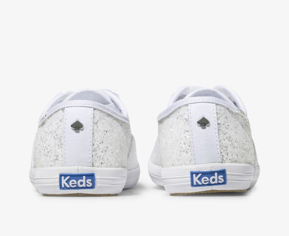 Keds Dames X Kate Spade New York Champion Glitter White - Afbeelding 2