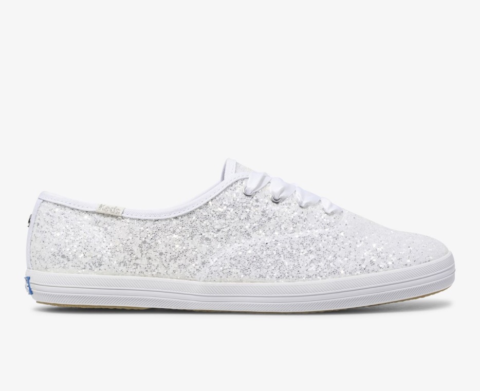 Keds Dames X Kate Spade New York Champion Glitter White - Afbeelding 1