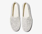 Keds Dames X Kate Spade New York Dubbeldekker Glitter Crème - Afbeelding 3