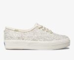 Keds Dames X Kate Spade New York Triple Glitter Cream